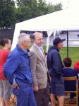 beppe marchi ed enzo tori al presidio della citman di pontevico