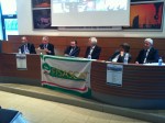 da sinistra Massoletti (Ascom) Merigo (Confesercenti) Di Stefano (rivista Valori) Corbari (moderatore) Margaroli (Assessore) Fiorot (Fisascat nazionale)