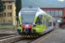 il treno della linea brescia-iseo-edolo