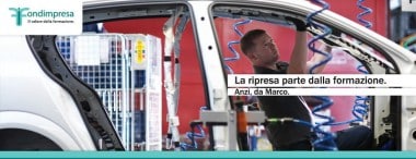 un annuncio promozionale di fondimpresa