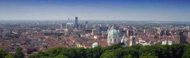 brescia vista dal colle del castello