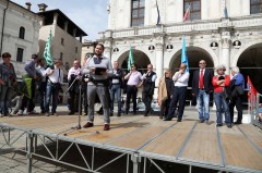 l'intervento di Florenc Mollaj della Filca Cisl di Brescia