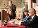 da sinistra: il ministro Giovannini, la vice presidende della Camera Sereni, il presidente Inail De Felice