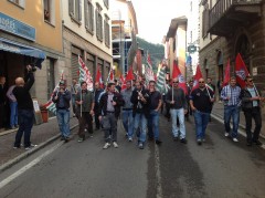 breno (bs) manifestazione dei lavoratori riva acciaio (4)
