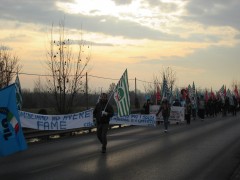 in corteo
