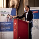 ottobre 2012, il sindaco di firenze porta al festival il saluto della città