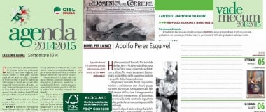 l'agenda 2014-2015 della cisl scuola