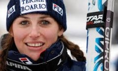 Nadia Fanchini, campionessa di sci e testimonial della Valle Camonica