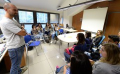 uno dei 12 laboratori tenuti nella prima giornata di facework alla cisl di brescia