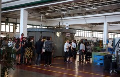 2014, visitatori alla palazzoli spa in occasione della festa per i 100 anni dell'azienda