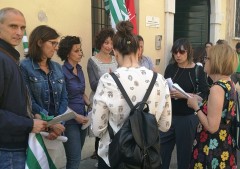 la conferenza stampa sindacale per illustrare i problemi del servizio