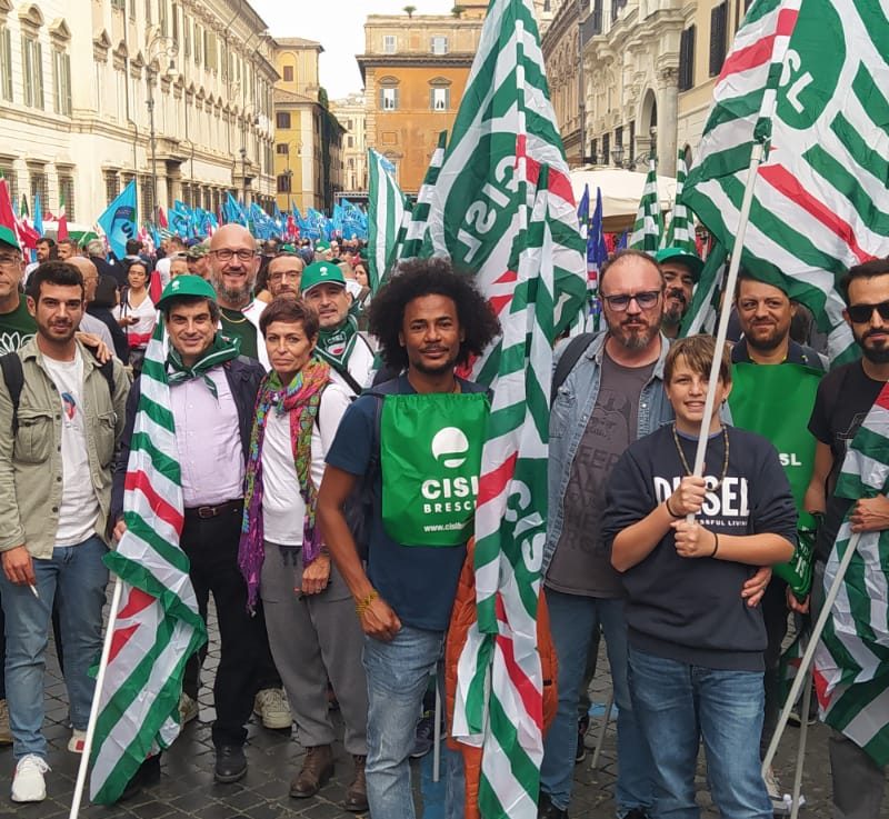 Lavoro, salute e sicurezza: tanti bresciani alla manifestazione nazionale