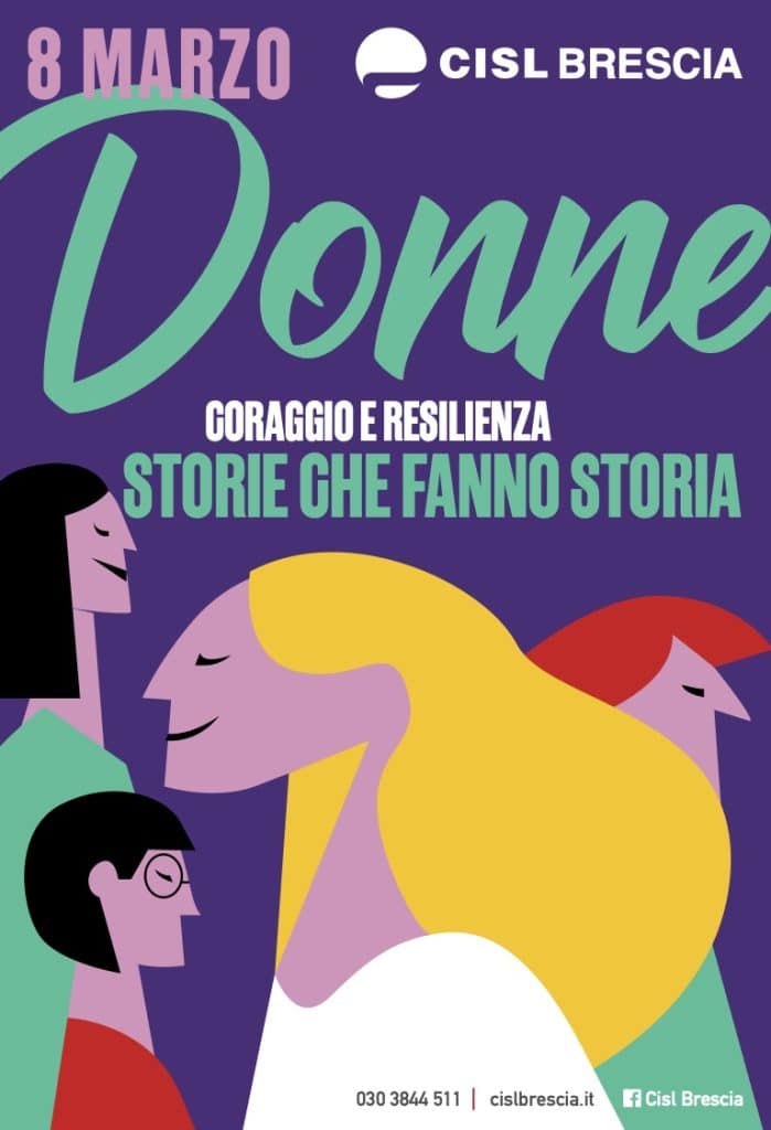 Il manifesto di CISL Brescia per l’8 marzo